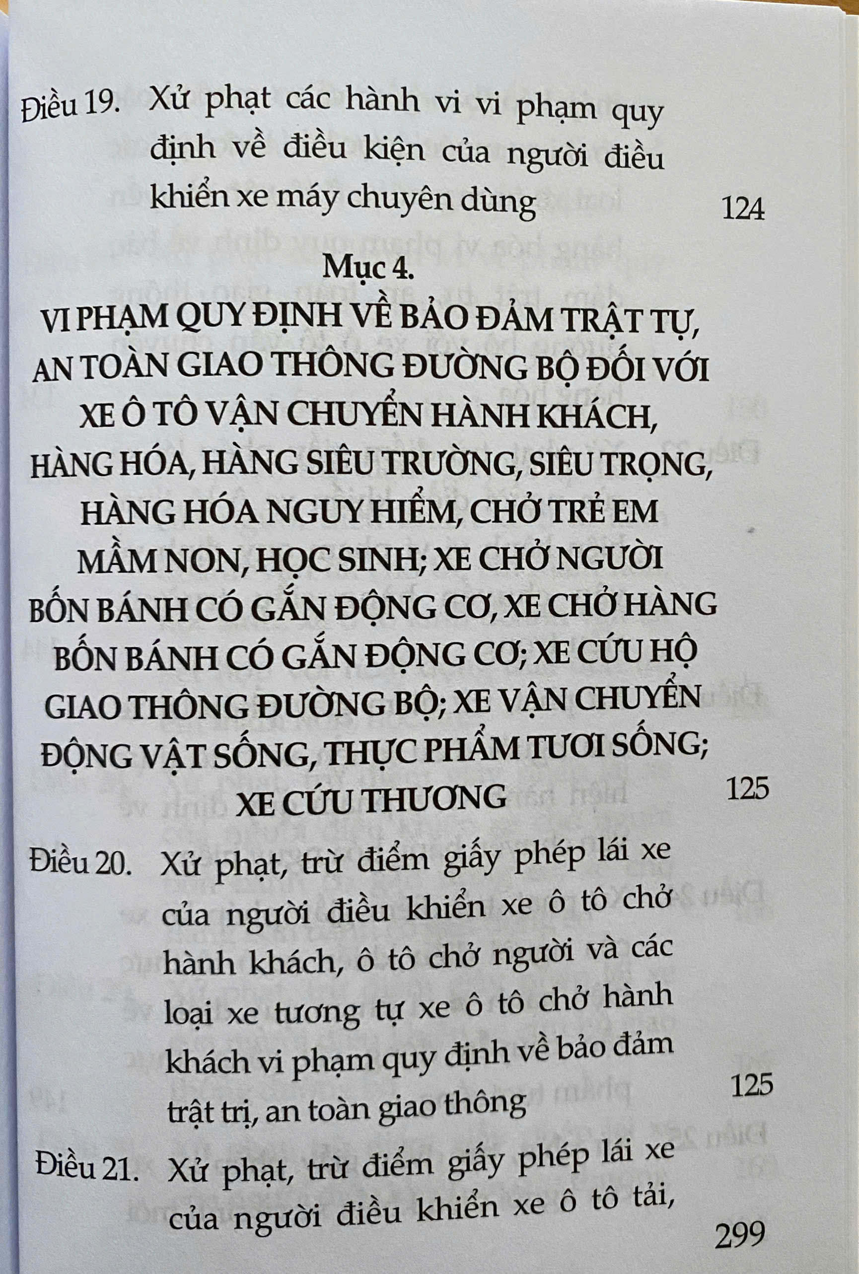 Nghị định 168/2024/NĐ-CP ngày 26-12-2024 của Chính Phủ Quy Định Xử Phạt Vi Phạm Hành Chính Về Trật Tự, An Toàn Giao Thông Trong Lĩnh Vực Giao Thông Đường Bộ; Trừ Điểm, Phục Hồi Điểm Giấy Phép Lái Xe
