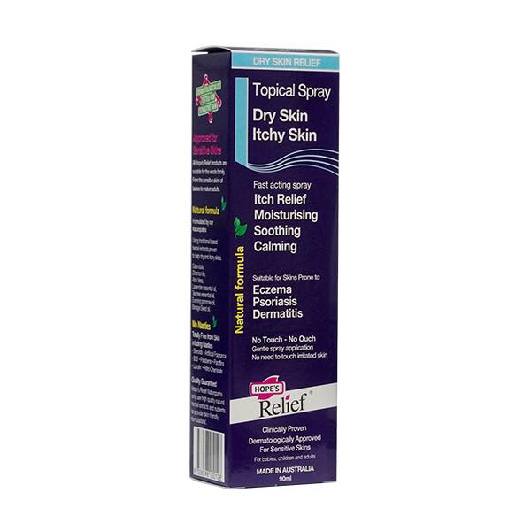 Xịt dưỡng da Hope’s Relief Topical Spray cho da eczema, vẩy nến, viêm da (90ml)