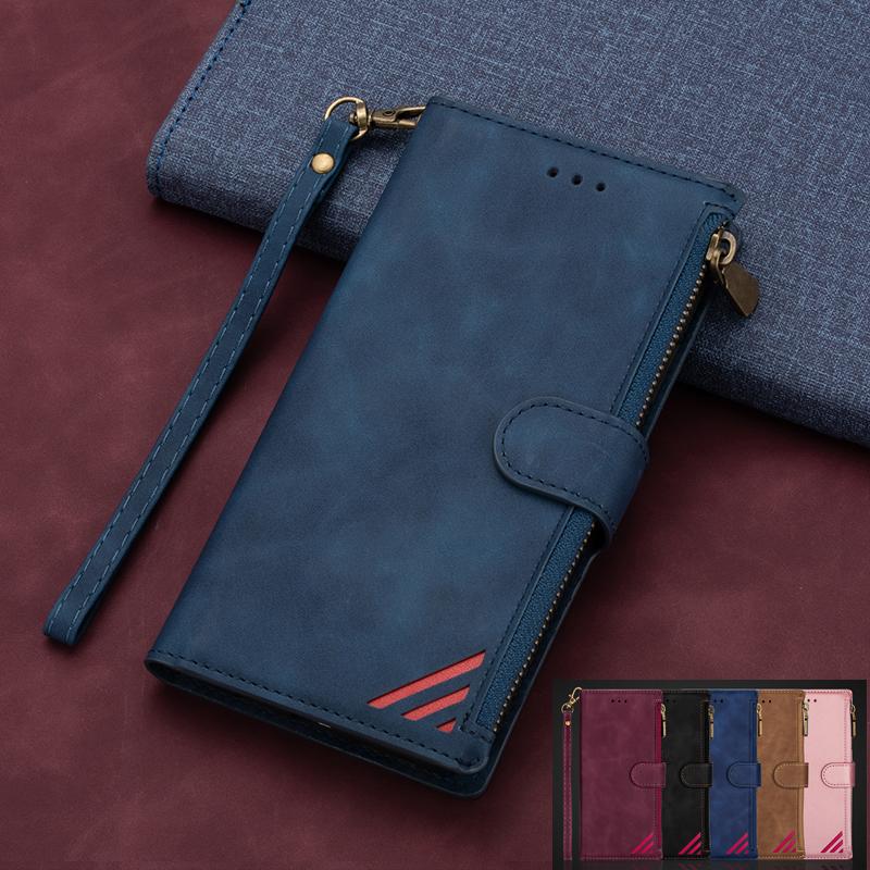 Bao Da Nắp Gập Có Ngăn Đựng Thẻ Cho Samsung Note20 Ultra Note10 Plus Lite / A81 Note 9 8 A72 A52 A32 5g