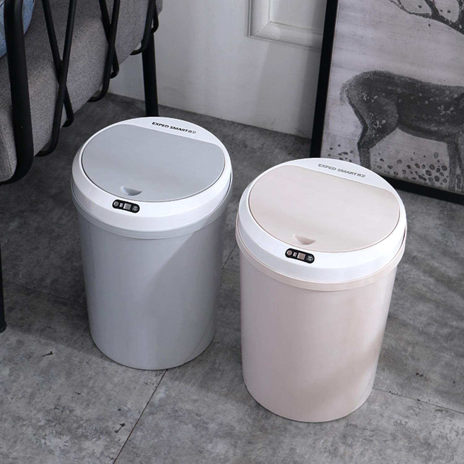 Thùng rác tự động Cảm biến chuyển động hồng ngoại có nắp đậy 12L
