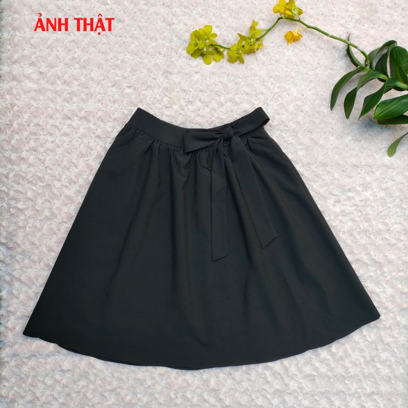 Chân Váy Xòe New Design Dáng Midi Dài Qua Gối Duyên dáng