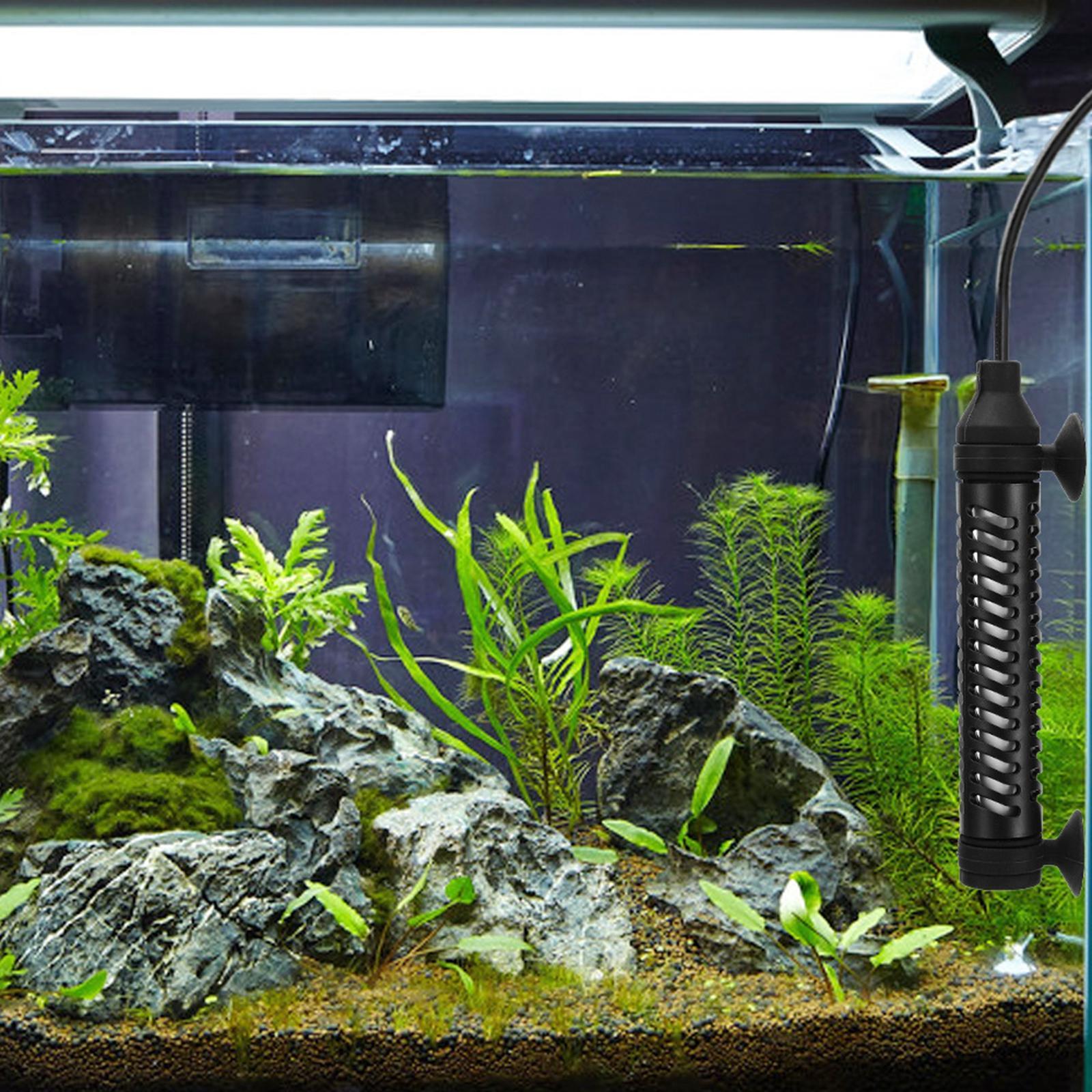 Small Aquarium Heater 50W Submersible Digital Display Fish Tank Heating Rod