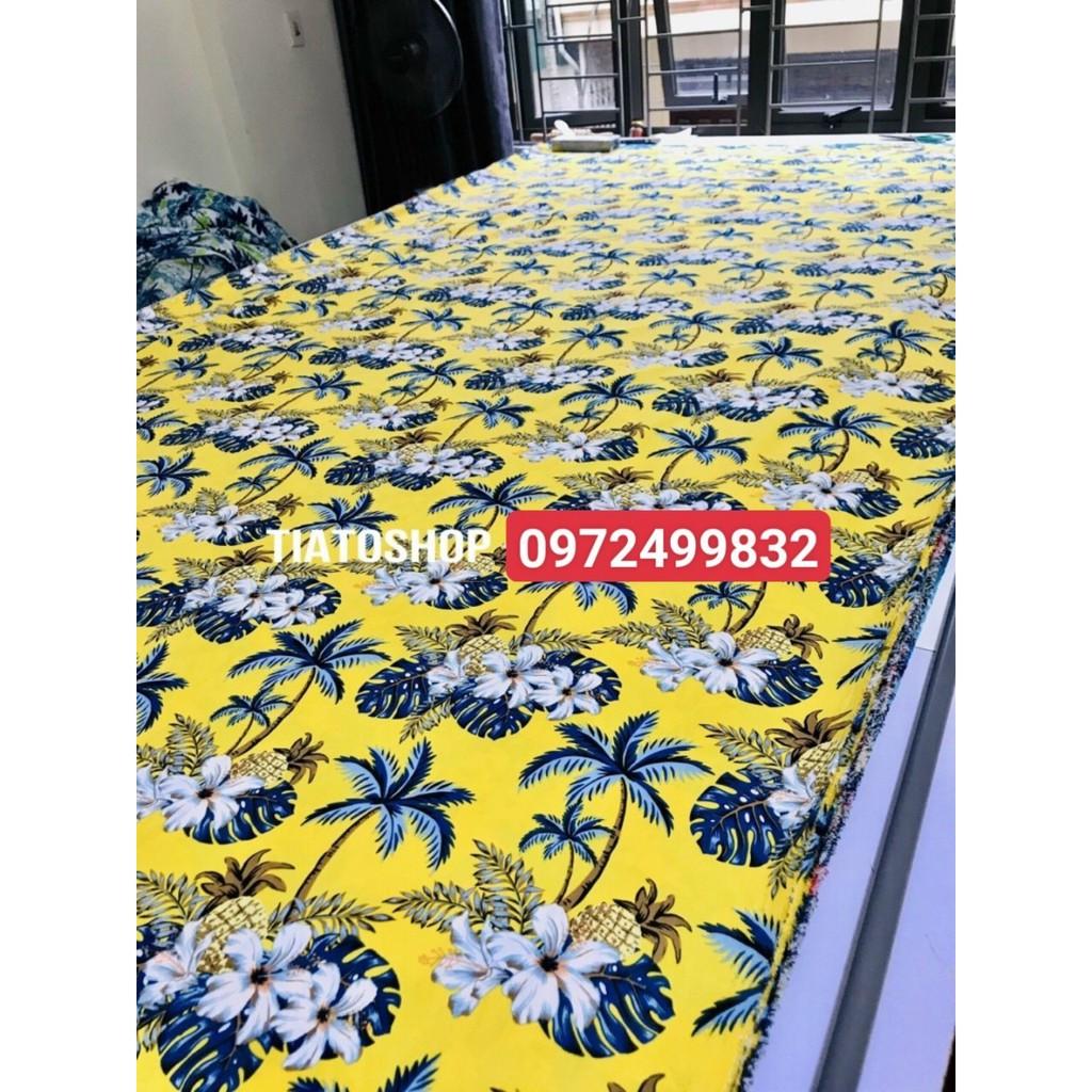 áo sơ mi hoa lá họa tiết đi biển chất đẹp, đồng phục nhóm, lớp đi biển siêu chất