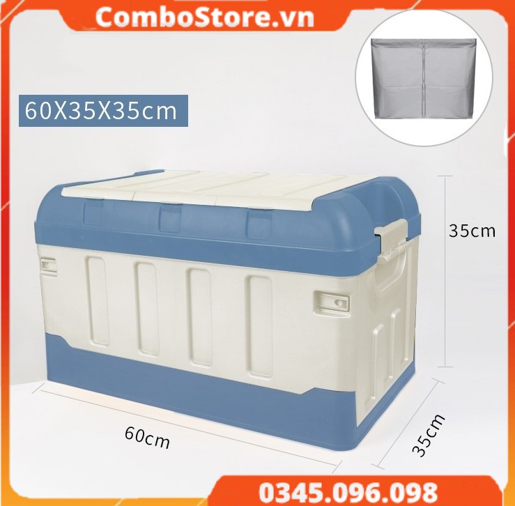 thùng đựng đồ ô tô - gấp gọn đa năng 75 lít siêu dày 1 thùng đựng đồ ô tô - gấp gọn đa năng 75 lít siêu dày 1