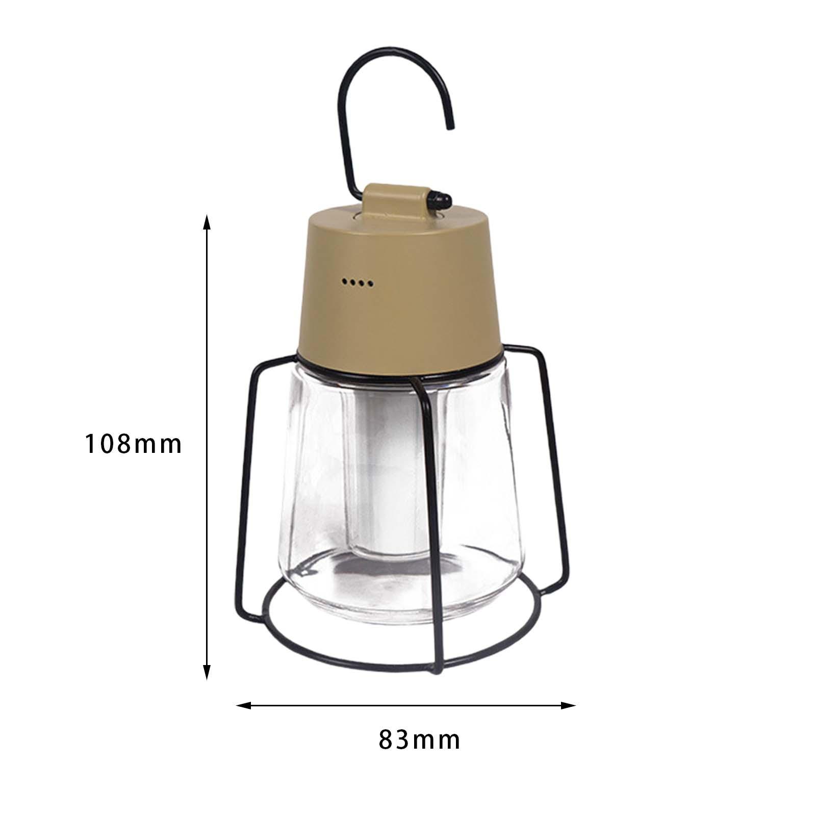 Camping Lantern Ambient Light USB Camp Lantern Hanging Portable Outdoor Light Lamp Camping Lamp Tent Lamp for BBQ Hiking Backpacking Fishing