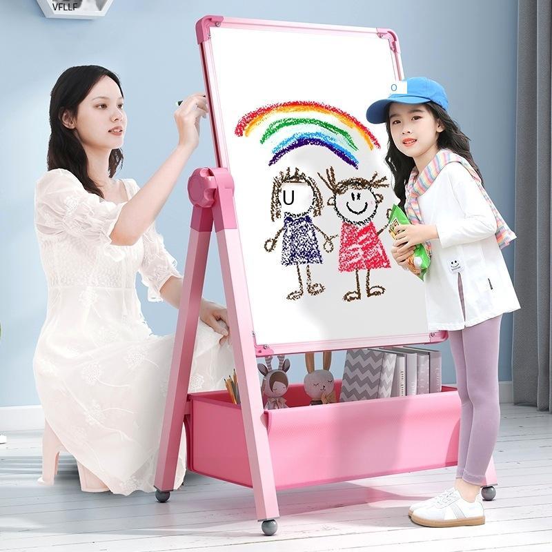 Bảng vẽ phong cách mới nhất bảng đen nhỏ màu đen cho bé xóa từ tính tranh tô màu nhà khoa học bảng đen nhỏ giá đỡ viết cho trẻ em