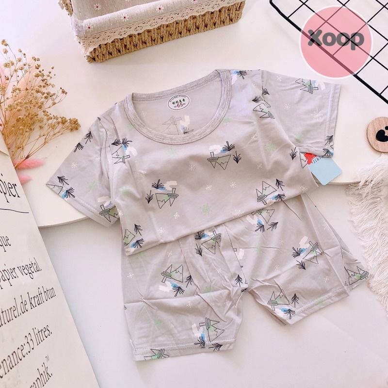 Bảng 1 !!! Bộ Cộc Tay Cotton Lạnh Cực Đẹp Cho Bé Trai (1430 )