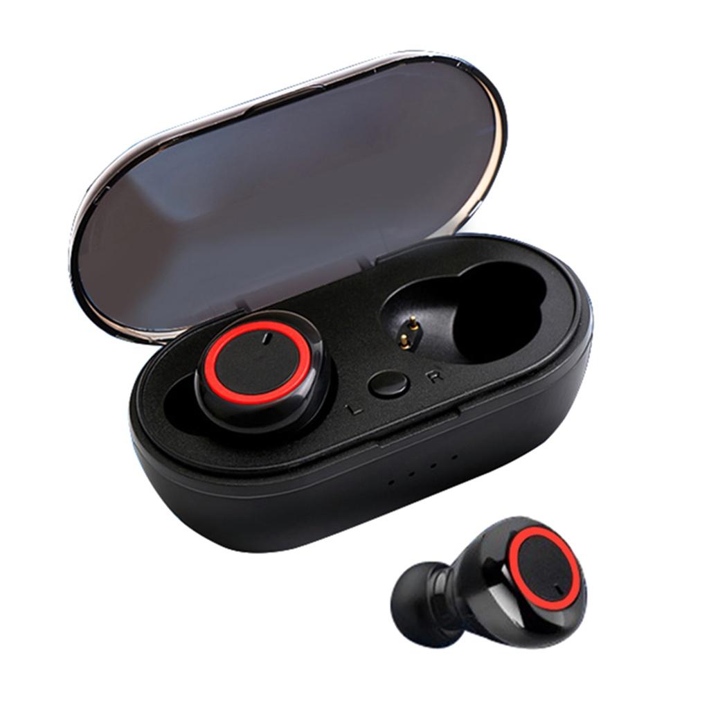 Y50 BT5.0 True Wireless Headphones Sport Headset Touch Control Mini Earbuds In-ear Earphones with Mic Charging Case