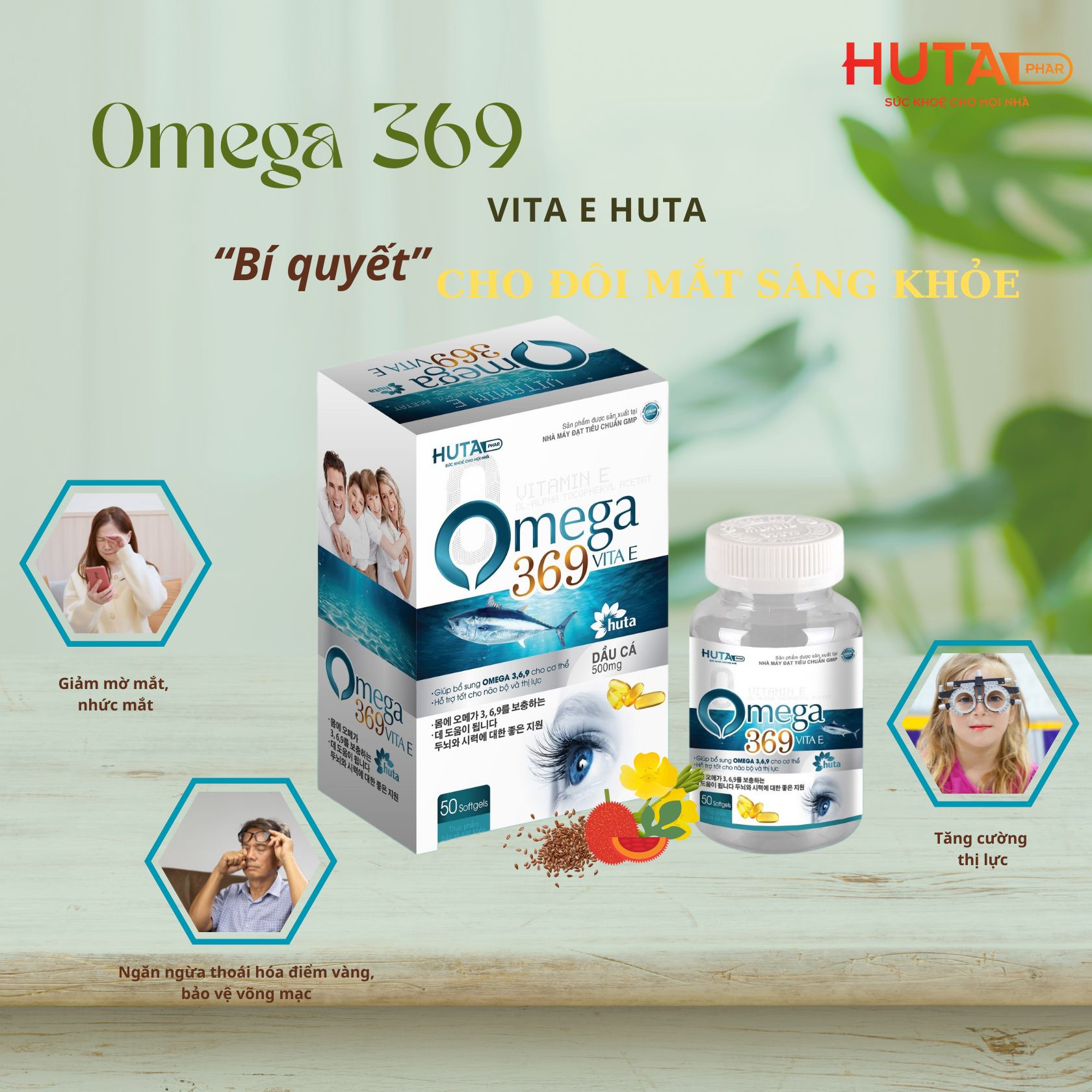 OMEGA 369 VITA E giúp bổ sung Omega 369 cho cơ thể