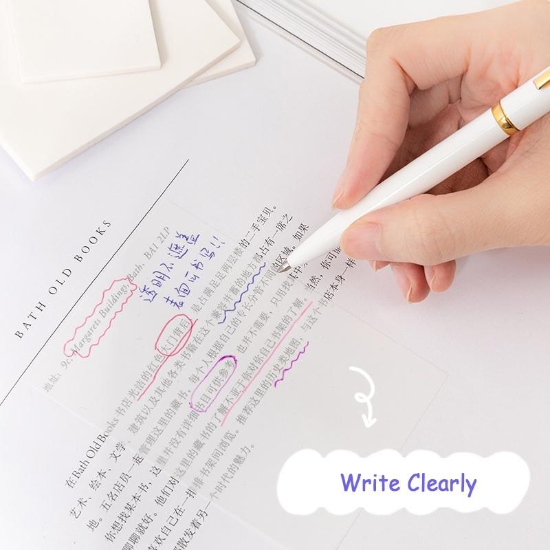 Giấy Ghi Chú Trong Suốt Chống Thấm Nước độc đáo cho văn phòng trường học