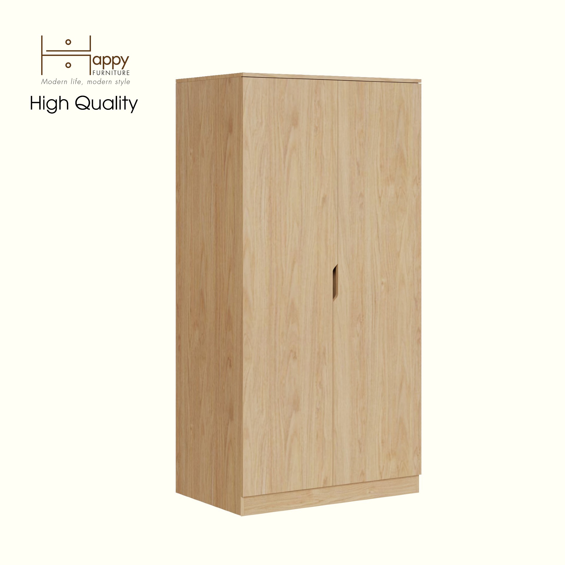 [Happy Home Furniture] DASH, Tủ lưu trữ cửa mở - 2 ngăn kéo,  90cm x 58cm x 180cm ( DxRxC), TCM_022