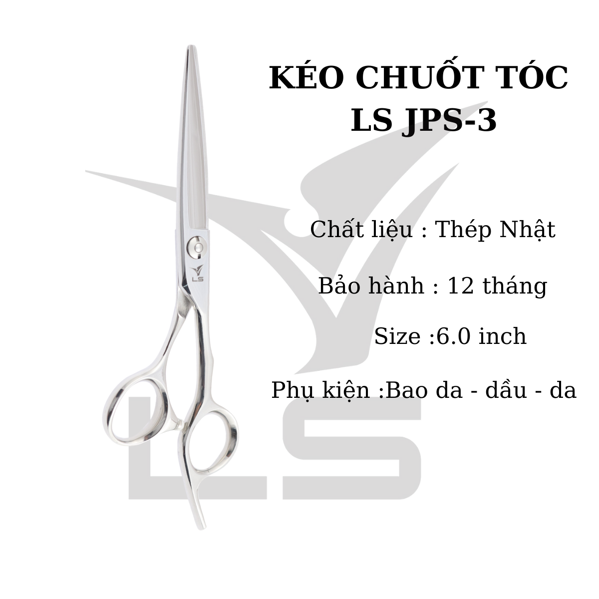 KÉO CHUỐT TÓC VIKO JPS-3 SIZE 6 INH - HÀNG CHÍNH HÃNG