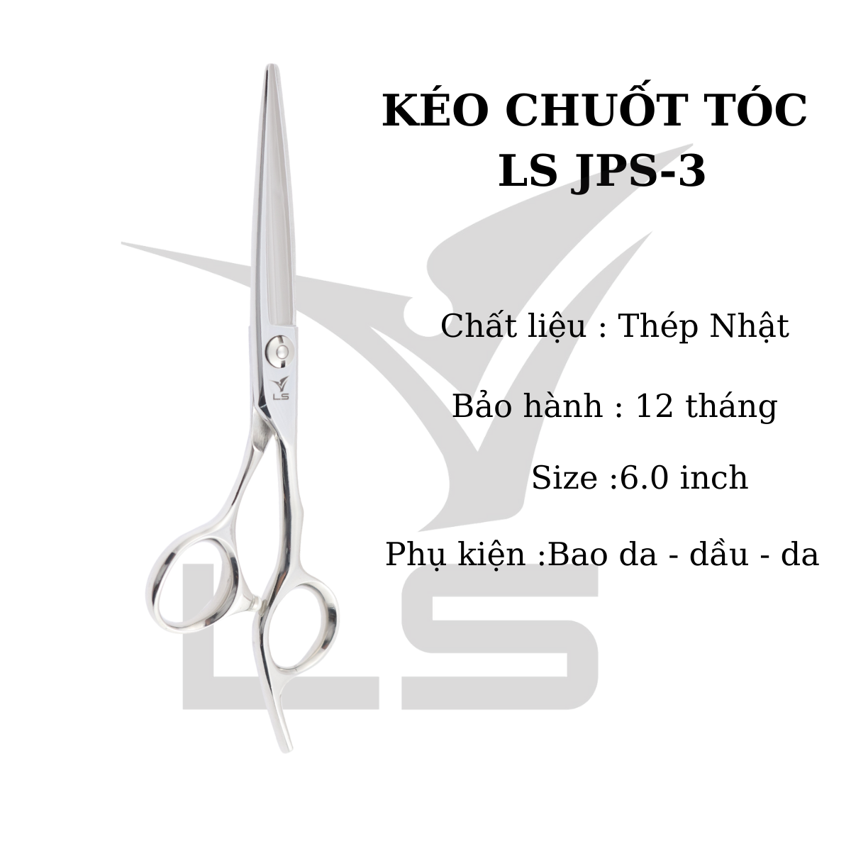 KÉO CHUỐT TÓC VIKO  JPS-3 SIZE 6 INH - HÀNG CHÍNH HÃNG