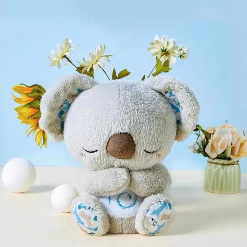 Gấu Nhịp Thở Ngủ Gấu Koala Bông Nhịp Thở Mô Phỏng Hít Thở Ánh Sáng Âm Thanh Giúp Vào Giấc Ngủ Nhanh - Voi