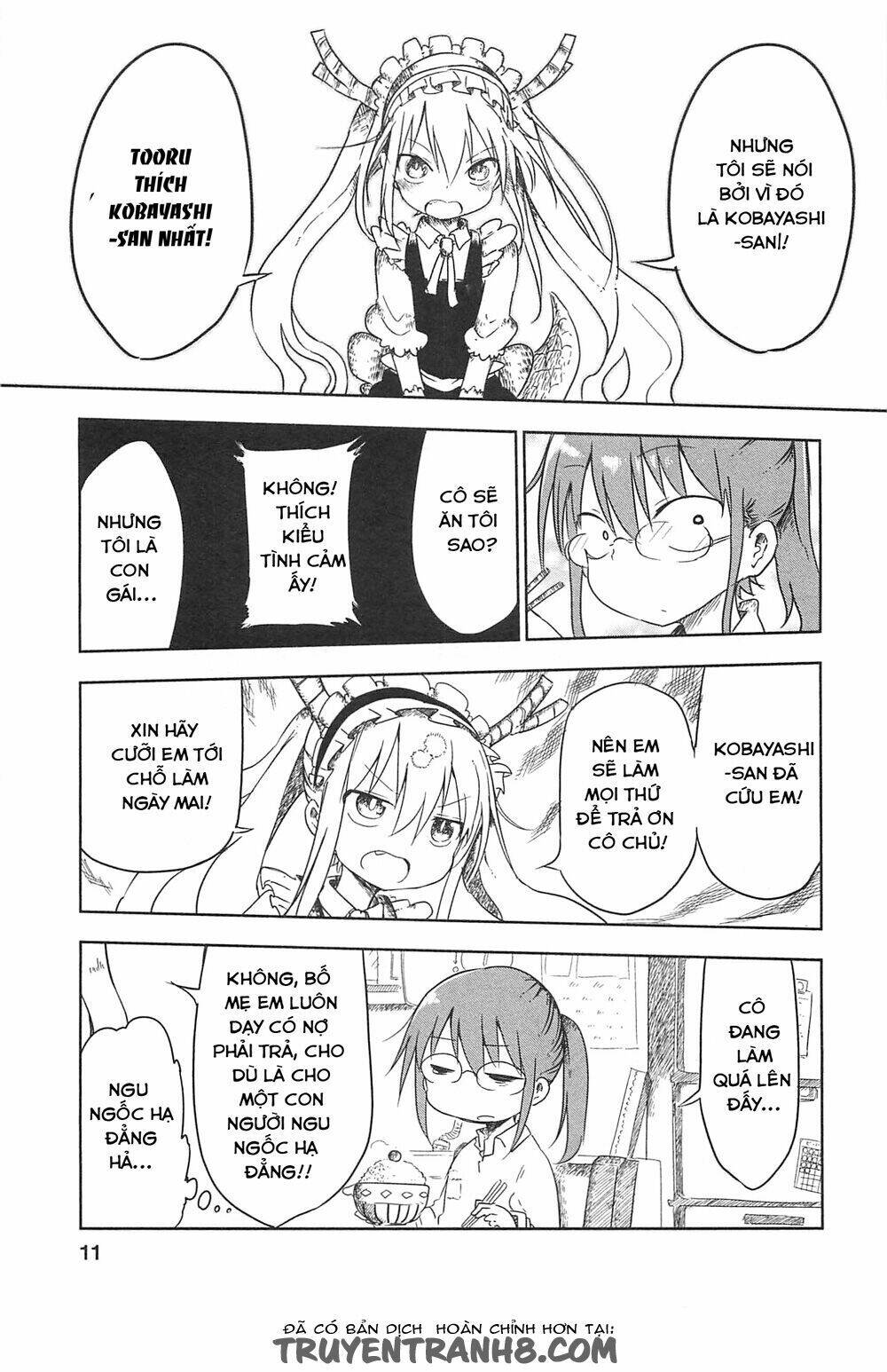 con rồng hầu gái chapter 1 10