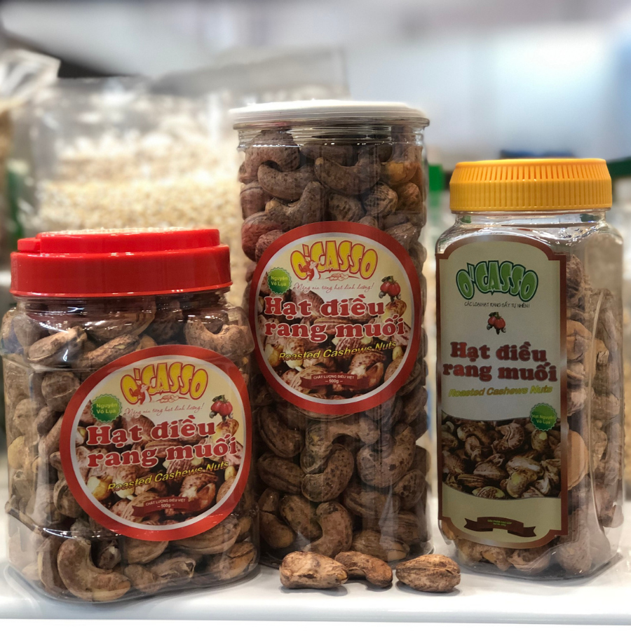 1Kg Hạt Điều Rang MuốiVỏ Lụa Loại Cồ O'Casso