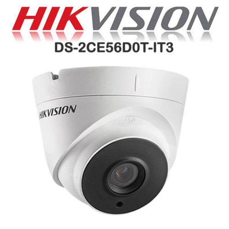 CAMERA THÂN DOME GẮN TRONG NHÀ Hikvision DS-2CE56DOT-IT3 1080P -Hàng Chính Hãng