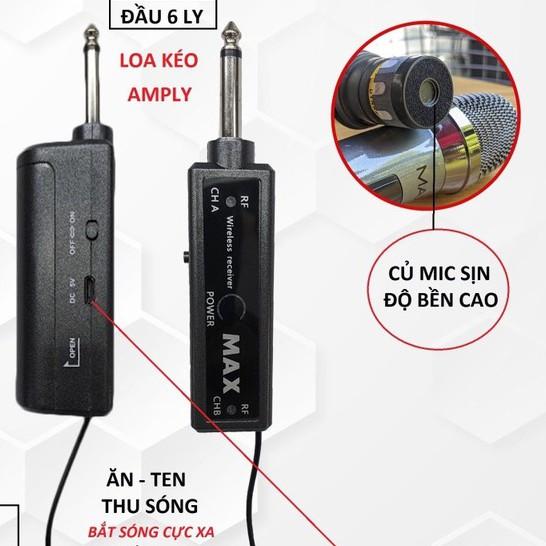 Đầu thu micro đa năng max 39 karaoke không dây hàng chuẩn bảo hành 12 tháng