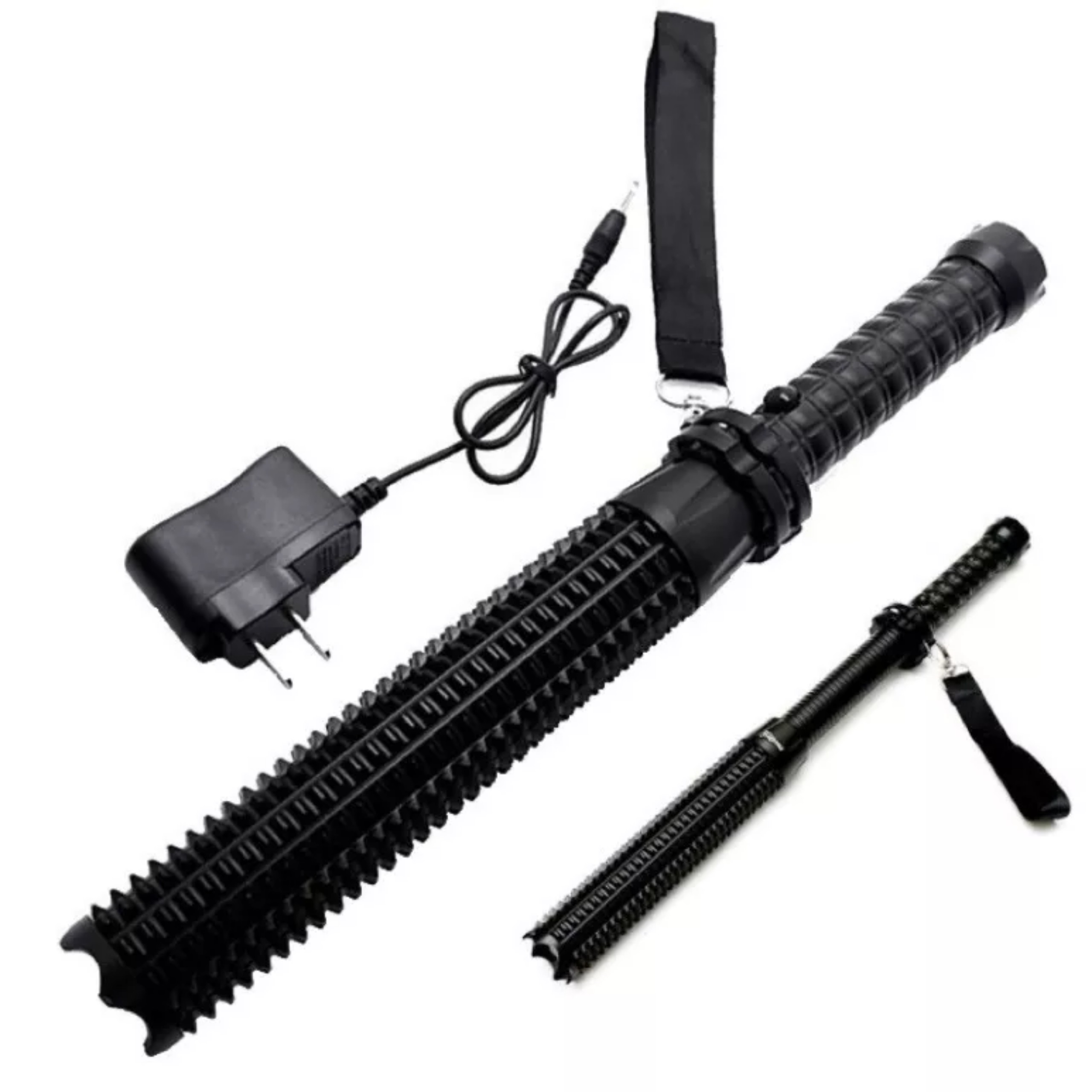 Đèn pin kéo dài 46.5 cm siêu sáng đèn pin tư vê tặng pin và củ sạc