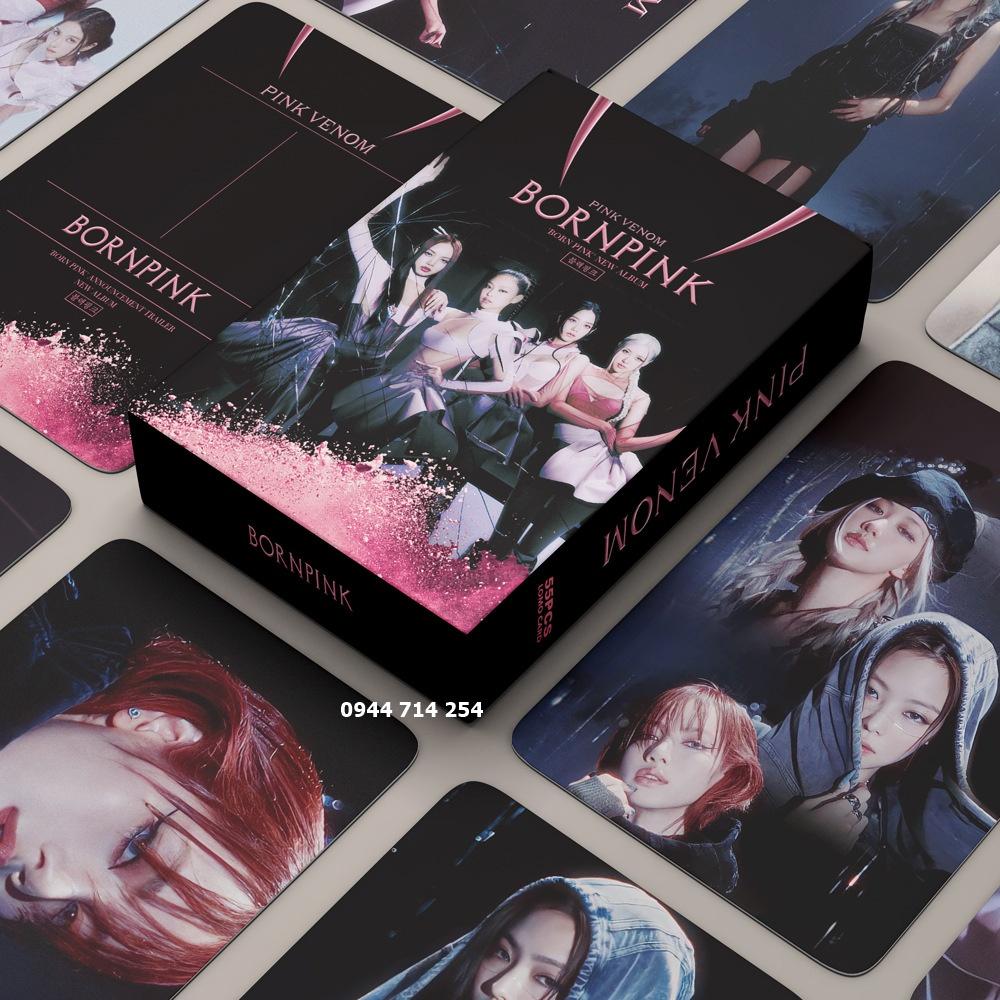 Trọn bộ 55 Lomo Card Blackpink Pink Venom Bornpink 2022