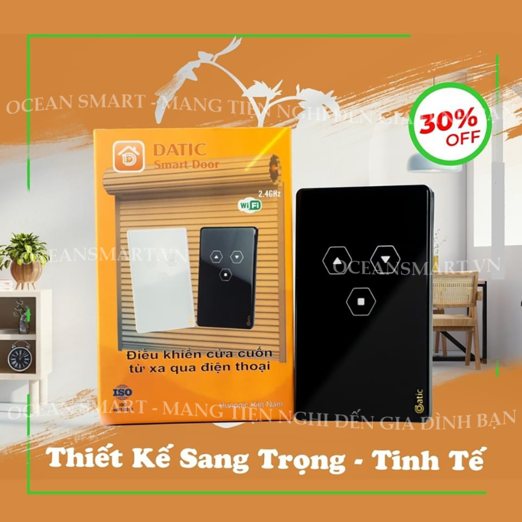 Công Tắc Cửa Cuốn Thông Minh Datic Door, Công Tắc Cửa Cuốn Điều Khiển Từ Xa Bằng Điện Thoại - DTDOOR