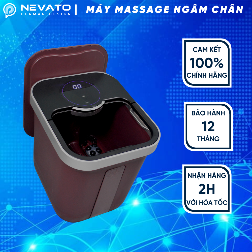 Máy Massage Chân Tự Động Bồn Massage Chân Hồng Ngoại Quà Tặng Cho Bố Mẹ