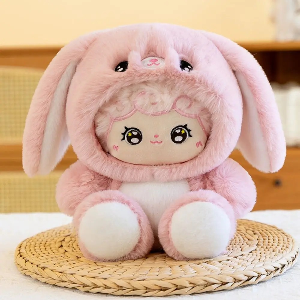 Thú nhồi bông baby three cosplay thỏ, khủng long, gấu trúc đáng yêu - Size từ 25cm đến 50cm - Quà tặng gấu bông êm mịn cho bé