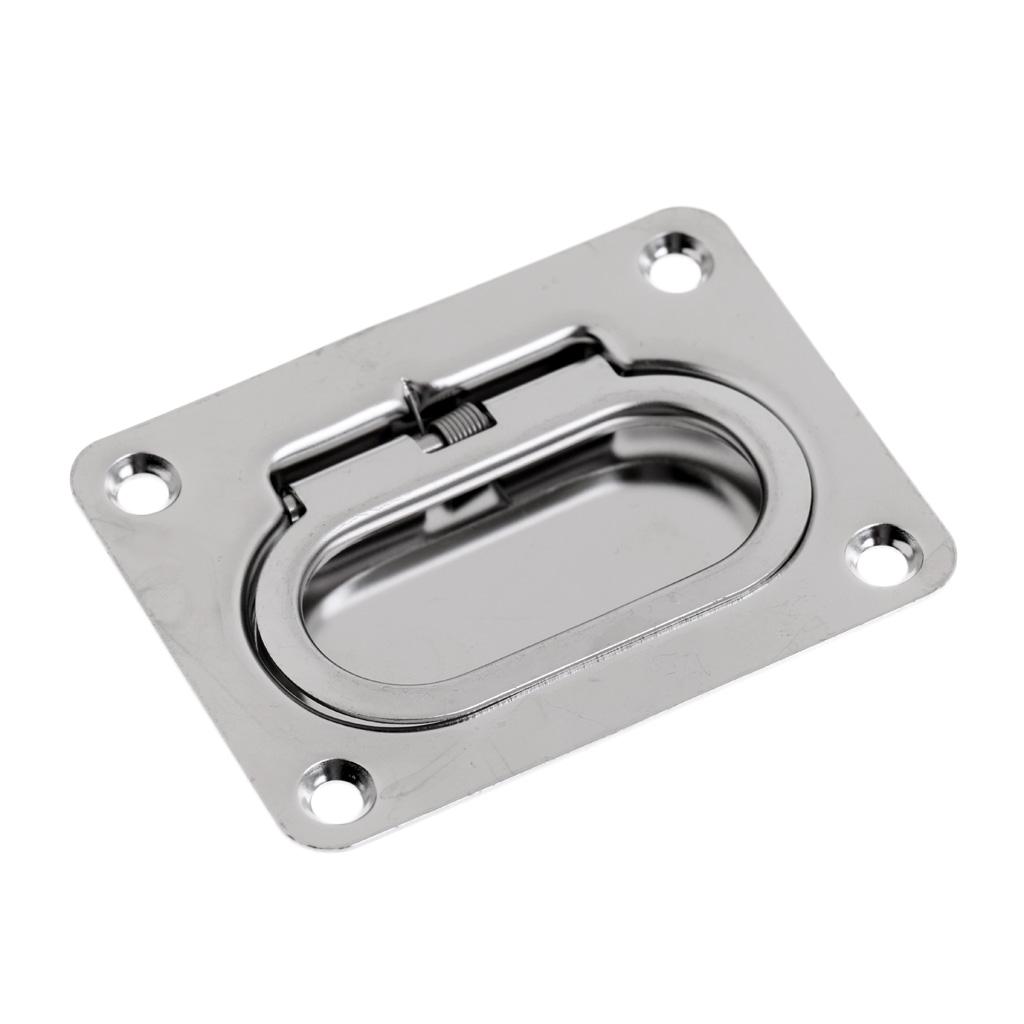 2 Pieces Stainless Steel Hatch Lift Handle/ Latch Flush Mount Boat Marine