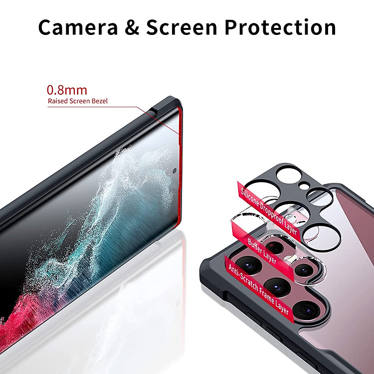 Ốp lưng chống sốc cho Samsung Galaxy S23 S22 S21 S20 Note 20 Note 10 hiệu HOTCASE Xundd Fitted Armor Case trang bị túi khí bảo vệ góc, gờ bảo vệ camera - Hàng nhập khẩu