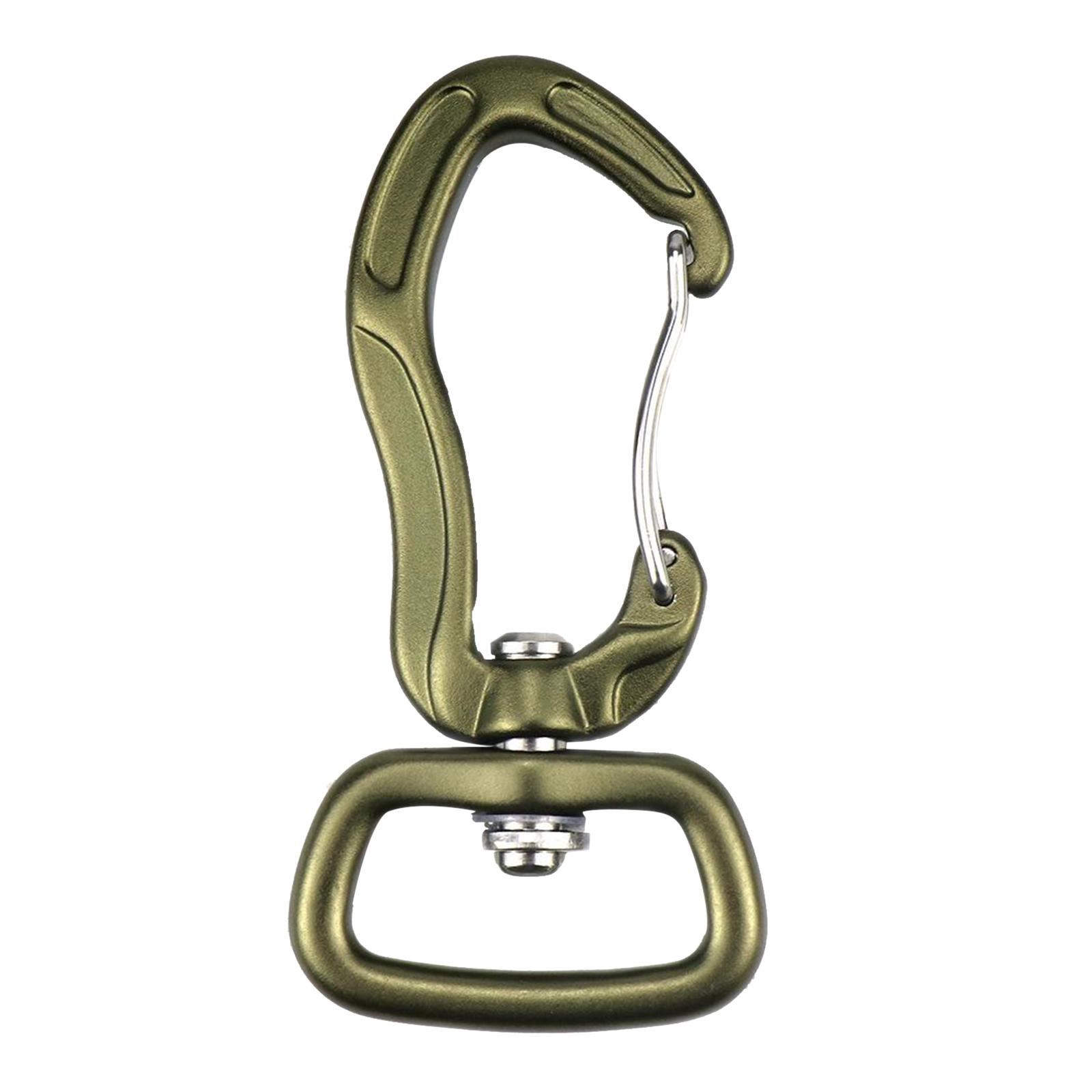 Swivel Eye Snap Hook Carabiner Clip Hanging Tent Connector Clip Gold