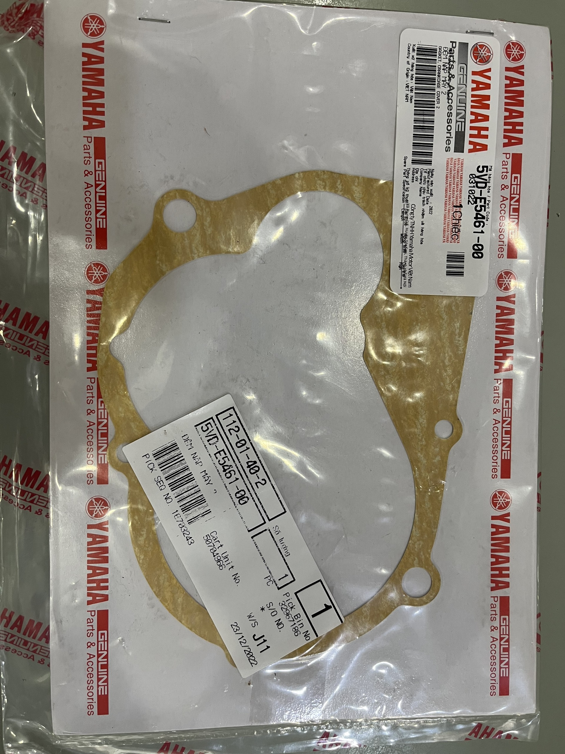Gioang phải,ron hộp số xe Nouvo 1,2,3,Mio nhỏ