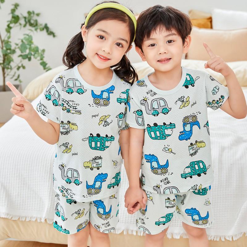 BT24 Size90-150(9-35kg) Bộ thun hè bé-vải thông hơi Hàn quốc 100% cotton xịn Quần áo trẻ em