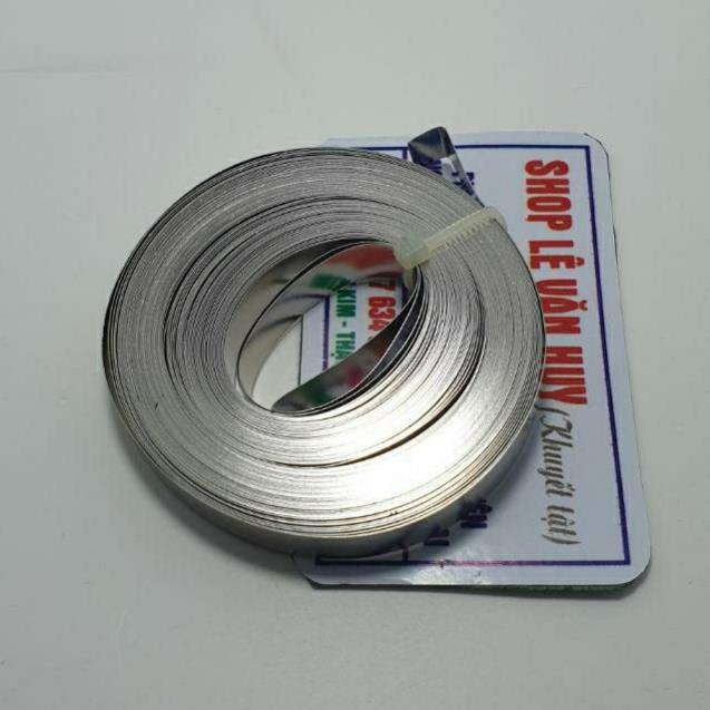 Kẽm Hàn pin dày 0.15 - rộng 0.8cm (Sp mới 100%)
