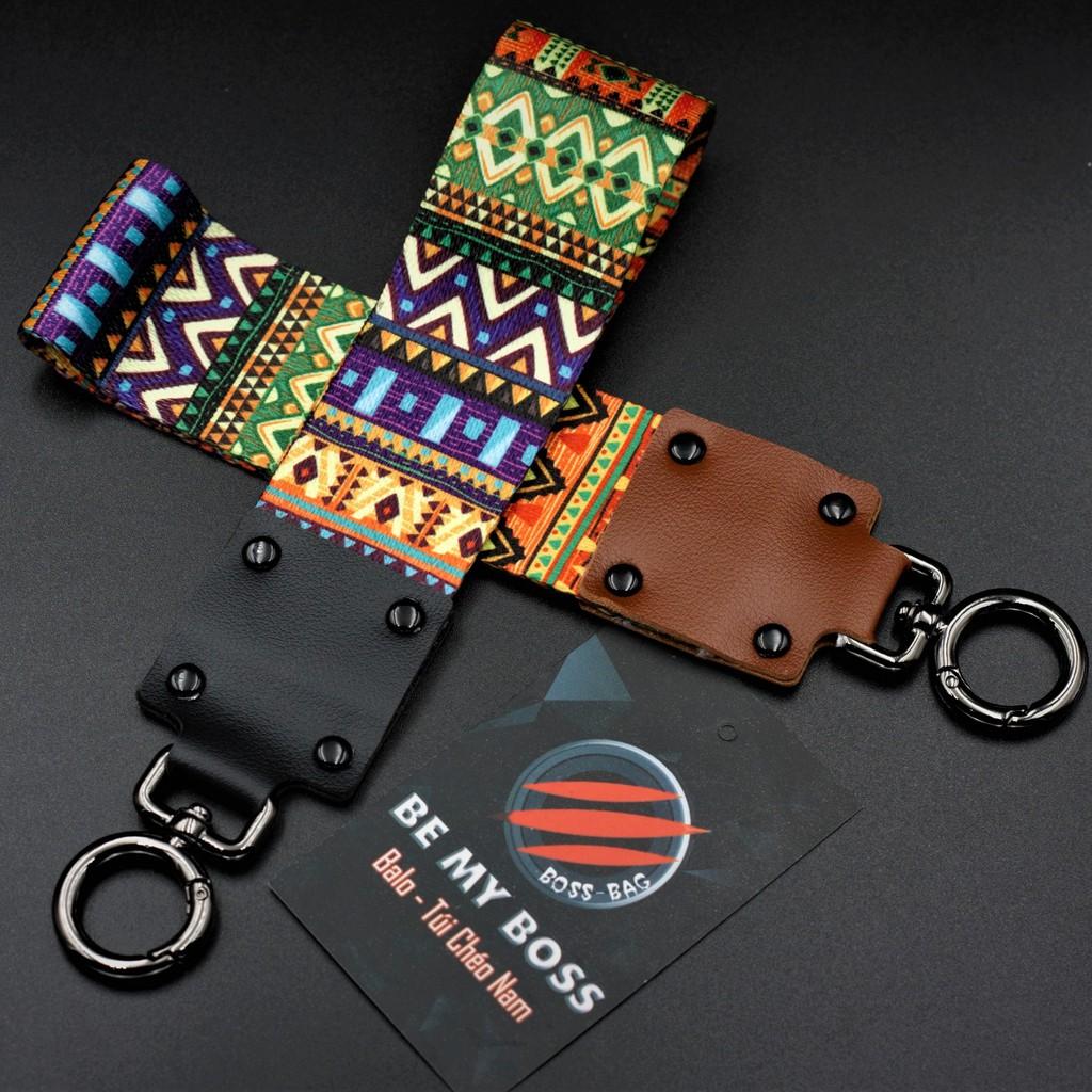 Móc khóa, handstrap Poly cho túi xách, máy ảnh thổ cẩm