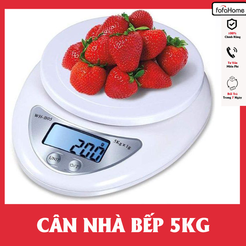 Cân Tiểu Ly Điện Tử Nhà Bếp Mini Định Lượng Từ 1gram Đến 5kg Làm Bánh Cân Thực Phẩm