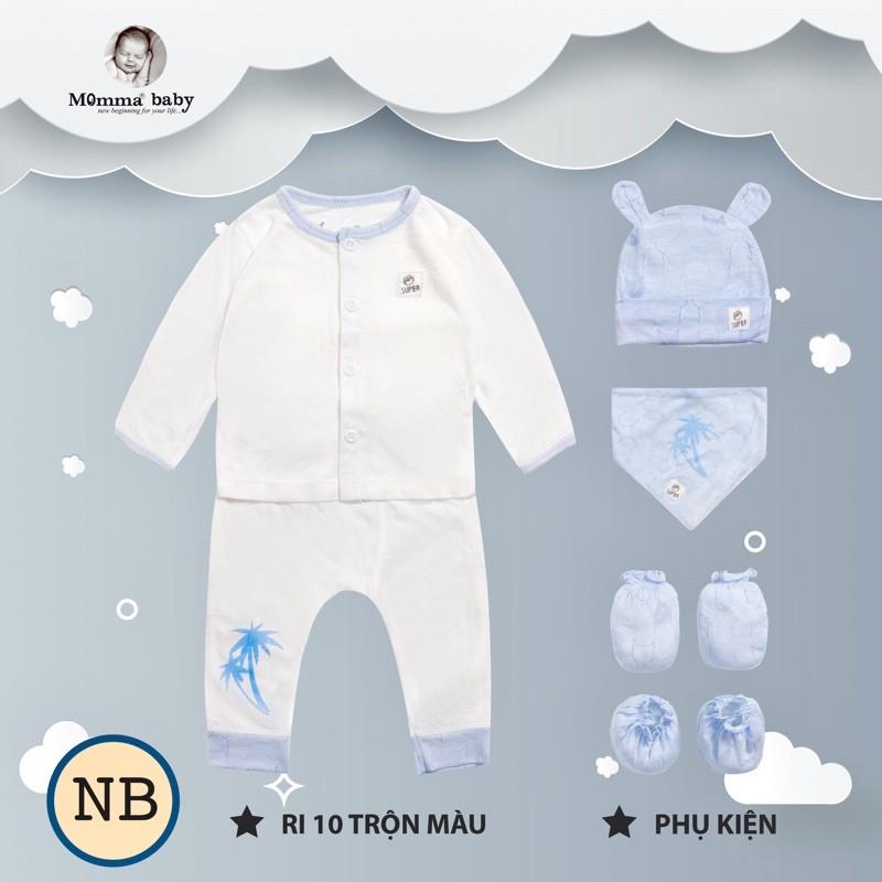 Lố 10 bộ sơ sinh Momma cho bé NB-6m