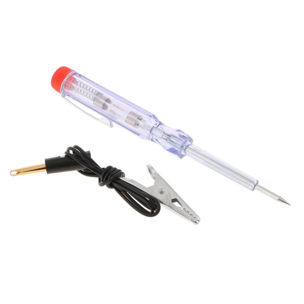 2X Car Voltage Circuit Tester Pen 6V 12V 24V Probe Test Auto Repair Tools
