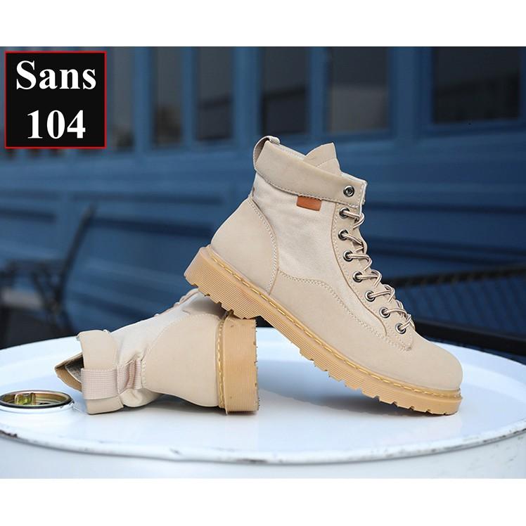 Giày Cao Cổ Nam Giày Boot Nam Sans104 Sans Shop