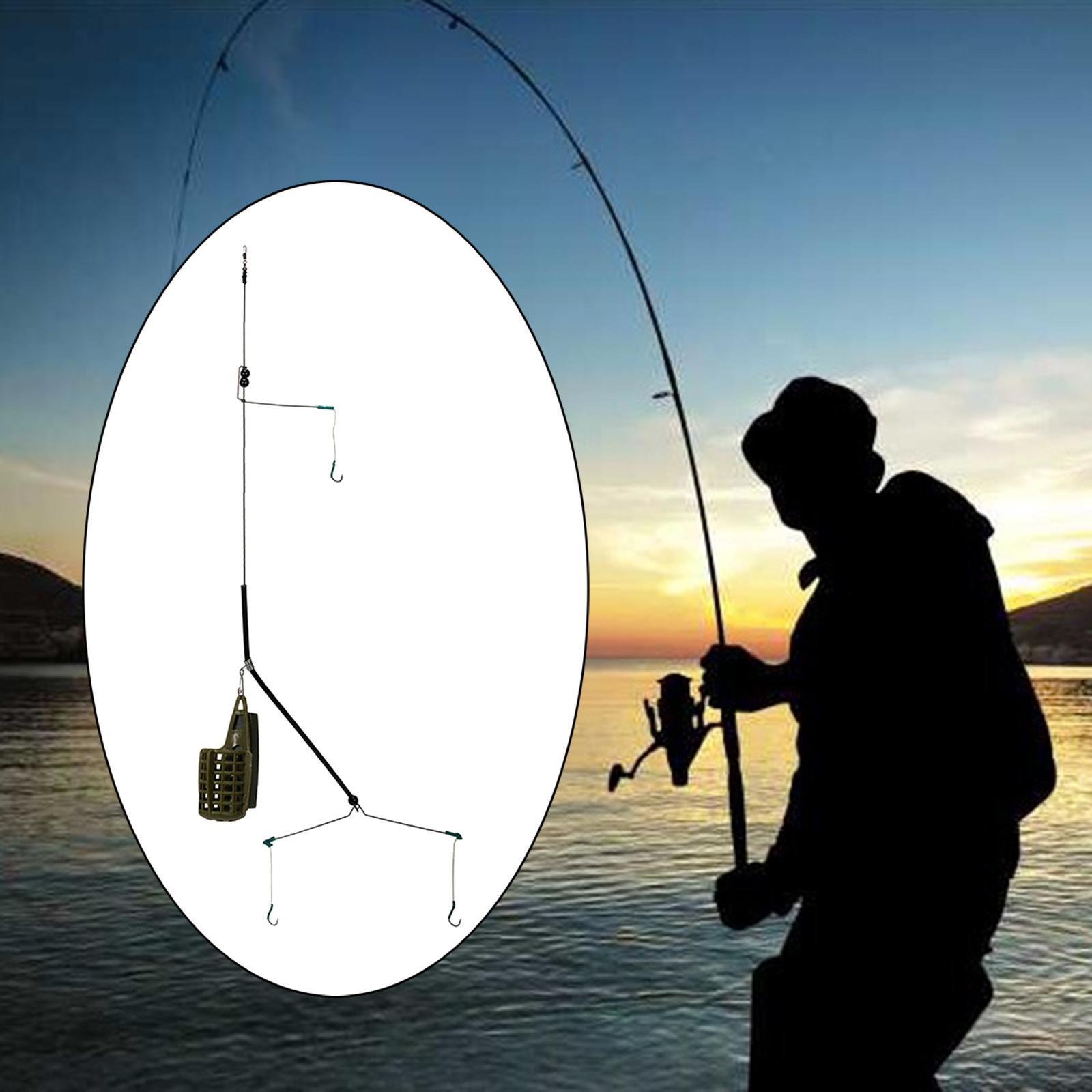 Carp Fishing Feeder ABS Thrower Green Holder Coast Fishing Supply