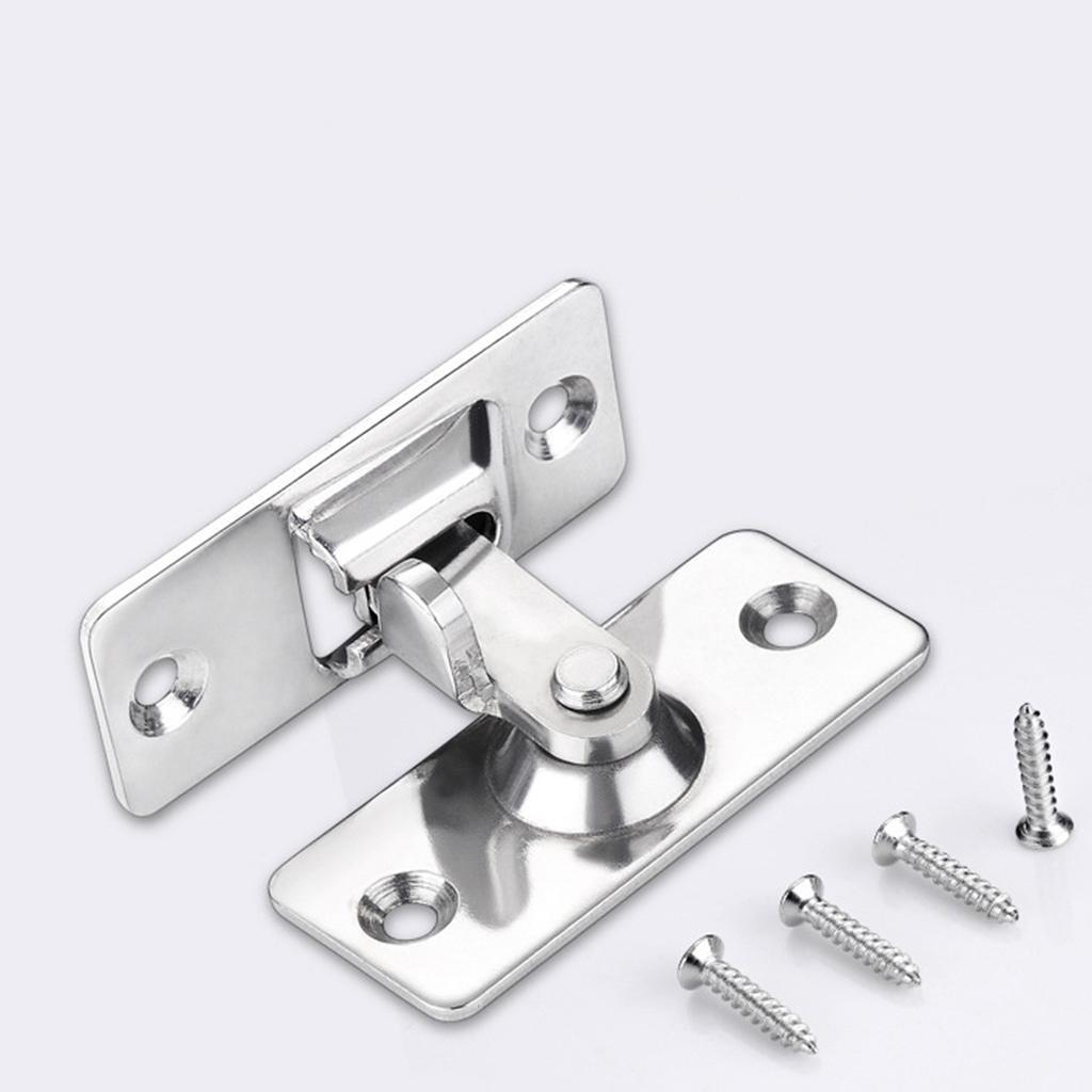 5X 90 Degree Right Angle Door Lock Buckle Door Lock Bolt,Stainless Steel Gate