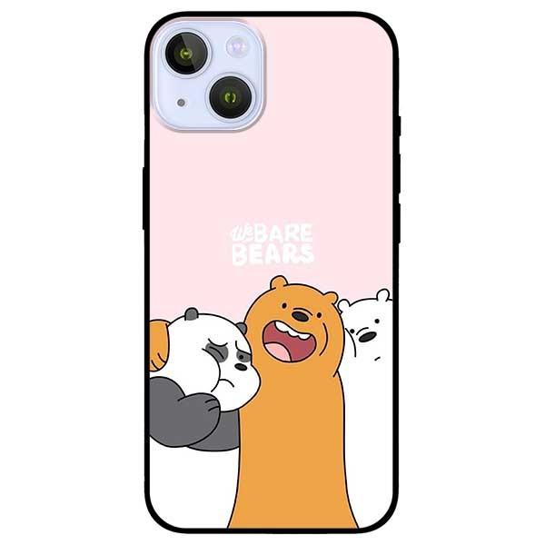 Ốp lưng dành cho Iphone 13 Mini - Iphone 13 - Iphone 13 Pro - Iphone 13 Pro Max - 3 Chú Gấu Ôm