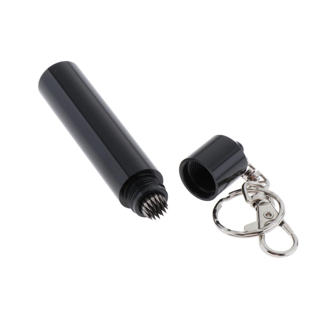 Billiard Snooker Pool Cue Tip Shaper Pricker Pick Tool With Key Ring