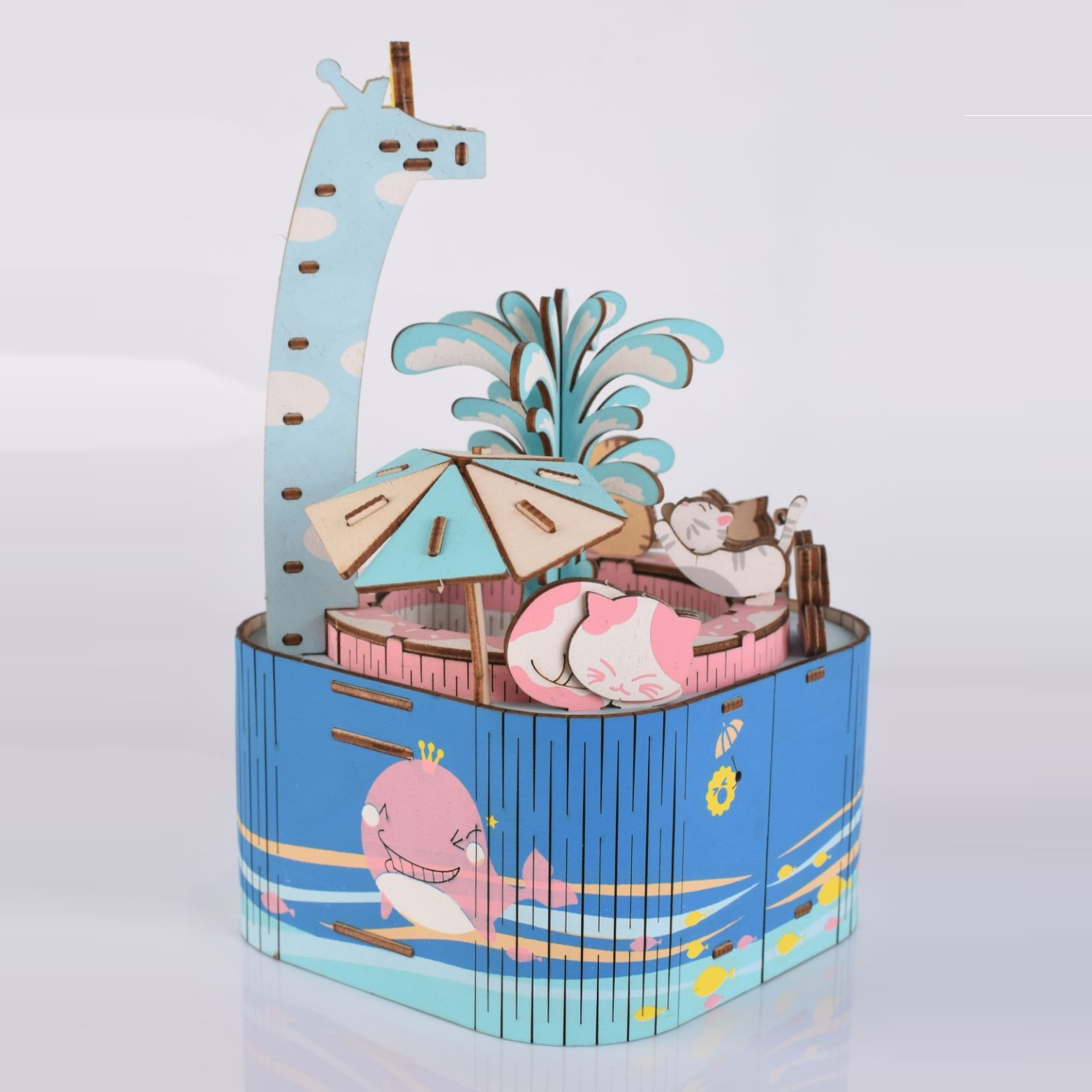 Mô hình Hộp nhạc Tiệc Bể Bơi Swimming Pool Party MUB03 Music Box