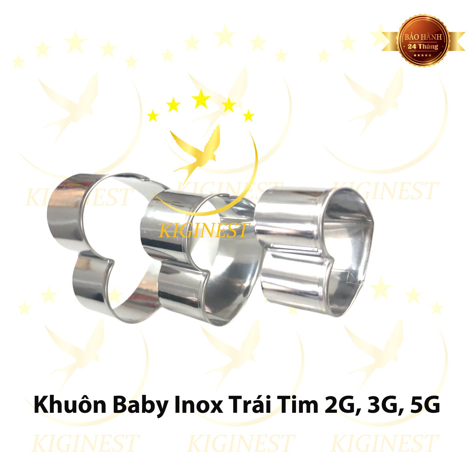 KHUÔN YẾN BABY TRÁI TIM 2G, 3G, 5G ĐẮP, SẤY VÀ ĐỊNH HÌNH TỔ YẾN- SET YẾN CHƯNG CHẤT LƯỢNG