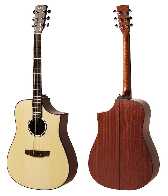 Đàn Guitar Acoustic - HEX D100CE - Hive Series - Size Grand Auditorium - EQ Fishman Sonitone GT2 - Hàng chính hãng