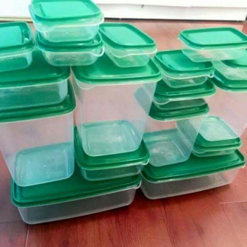 Bộ hộp nhựa 17 món, đủ kích thước để đựng đồ ăn