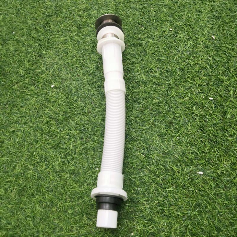 Ống thoát nước xiphong chậu sứ rửa tay lavabo có thoát tràn