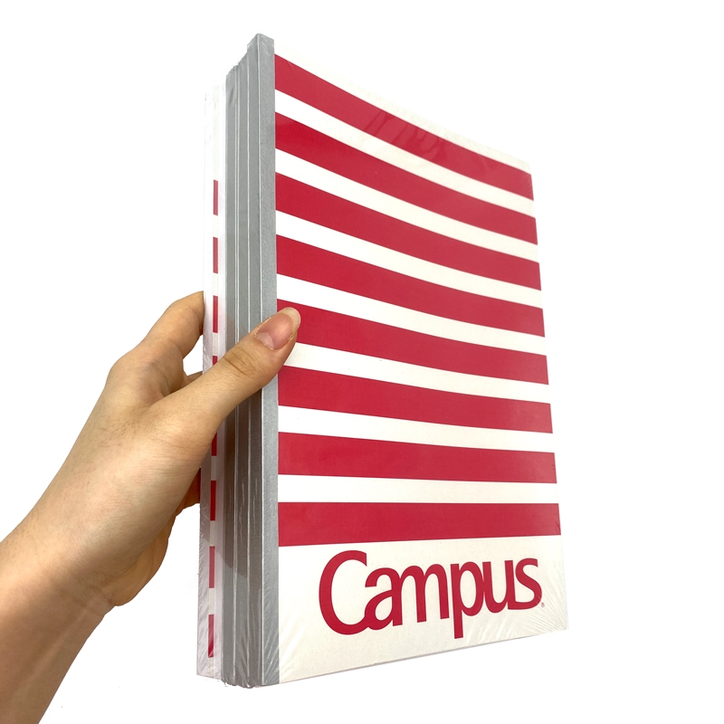 Vở Campus Répété Kẻ Ngang 200 Trang B5S NB-BSREP200 - Màu Đỏ