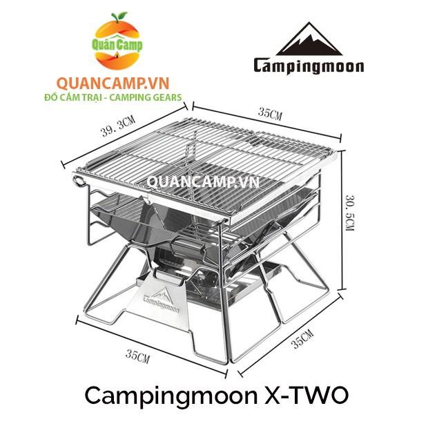 Bếp nướng dã ngoại xếp gọn Campingmoon X-Two