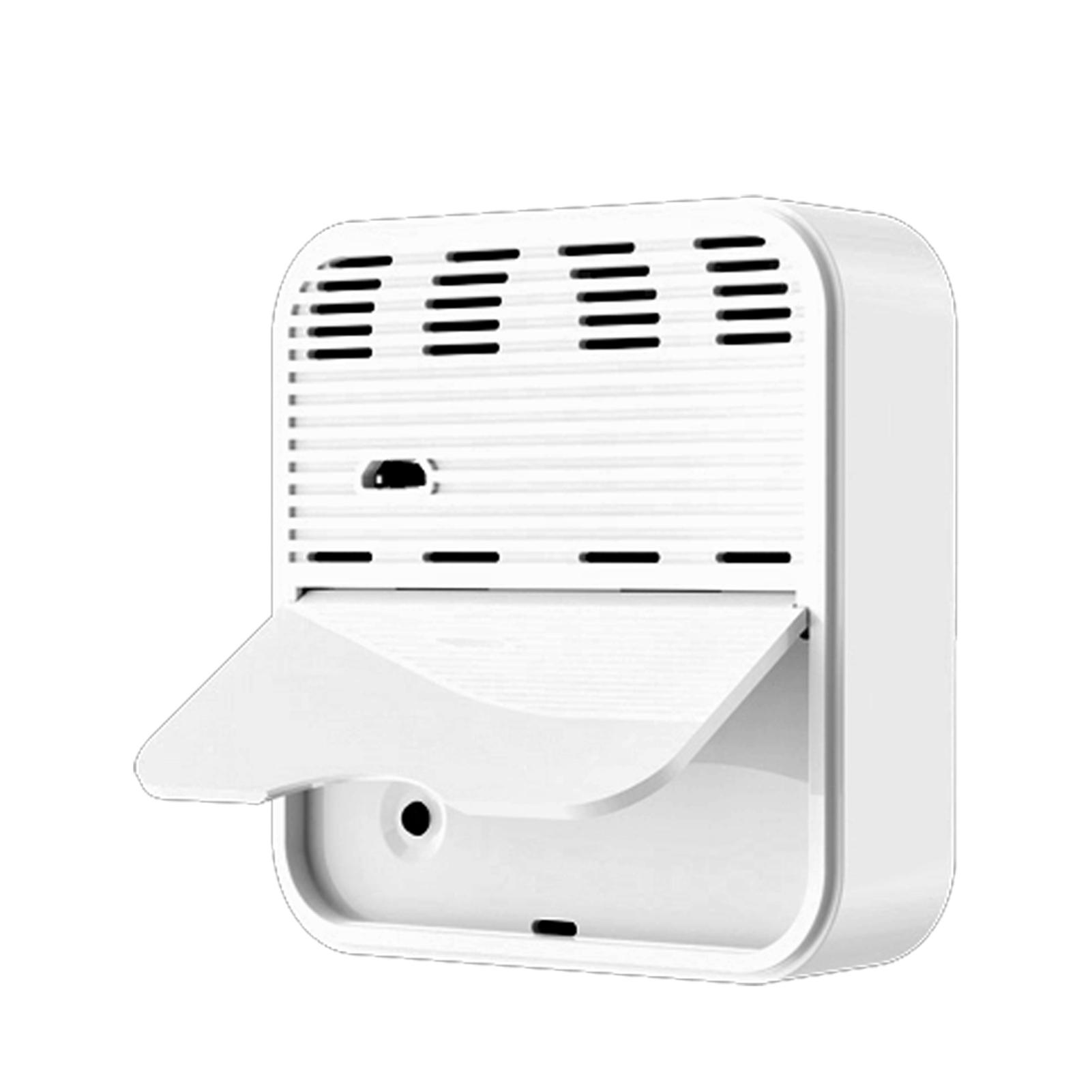 Tuya WiFi LCD Display Screen USB Power Supplys Intellgient Sensors ℉/℃ Switch Time/Date/Temperature/Humidity Display Home Intelligent Linkage Sensors Compatible with Alexa Google Home